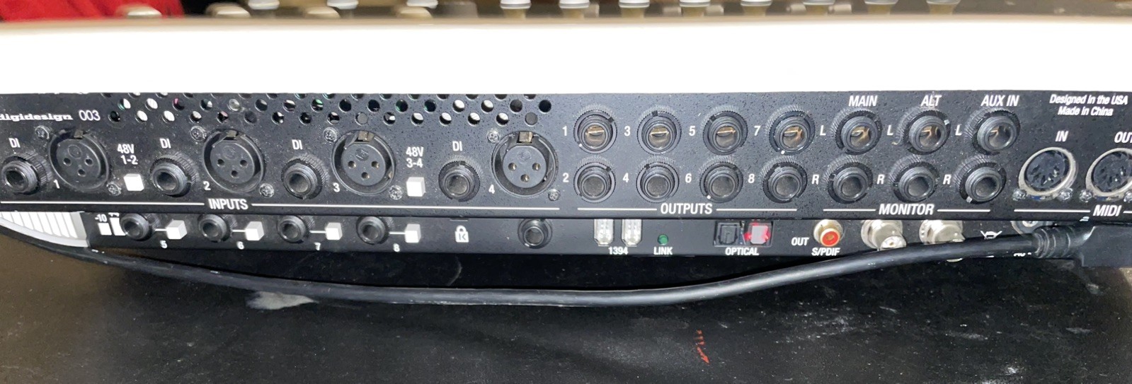 Digidesign 003 Console Audio Mixer Interface
