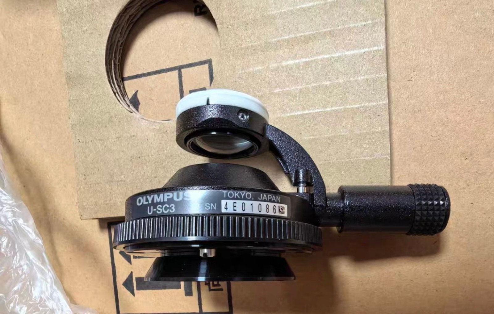 NEW Olympus U-SC3 Sway-out condenser Suitable for BX microscope