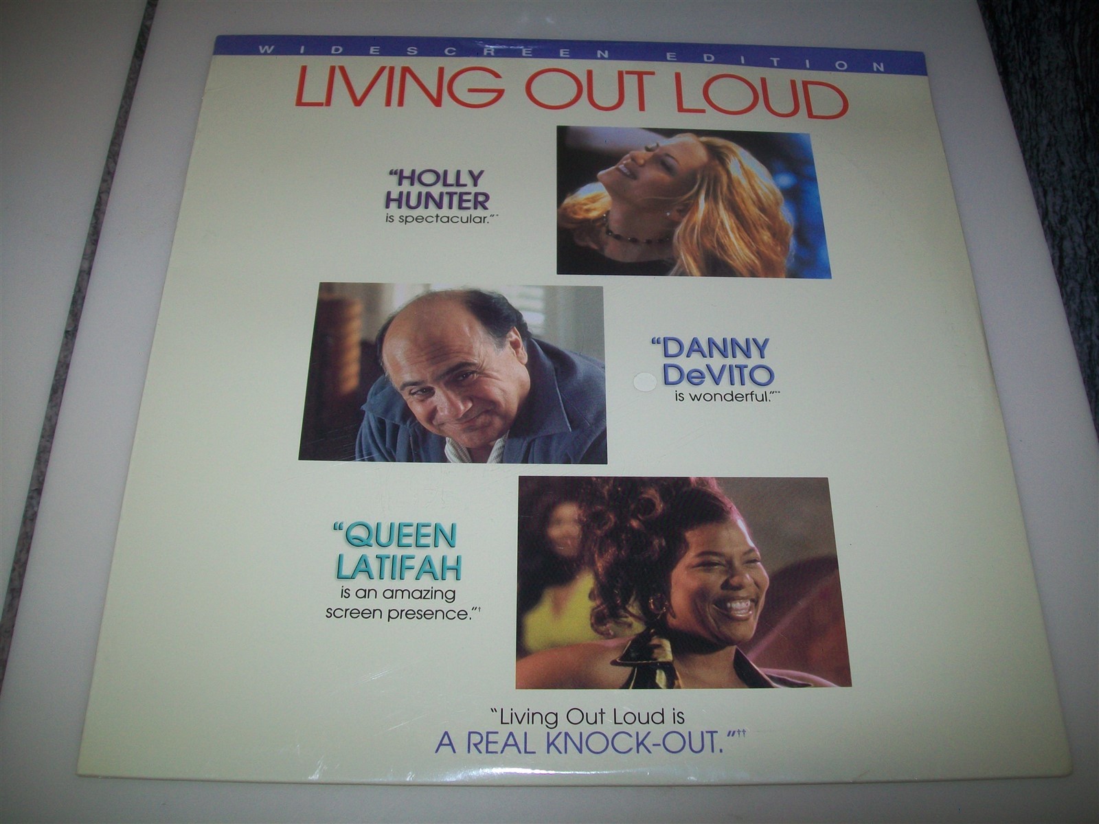 LIVING OUT LOUD Laserdisc LD WIDESCREEN FORMAT BRAND NEW SEALED VERY RARE!