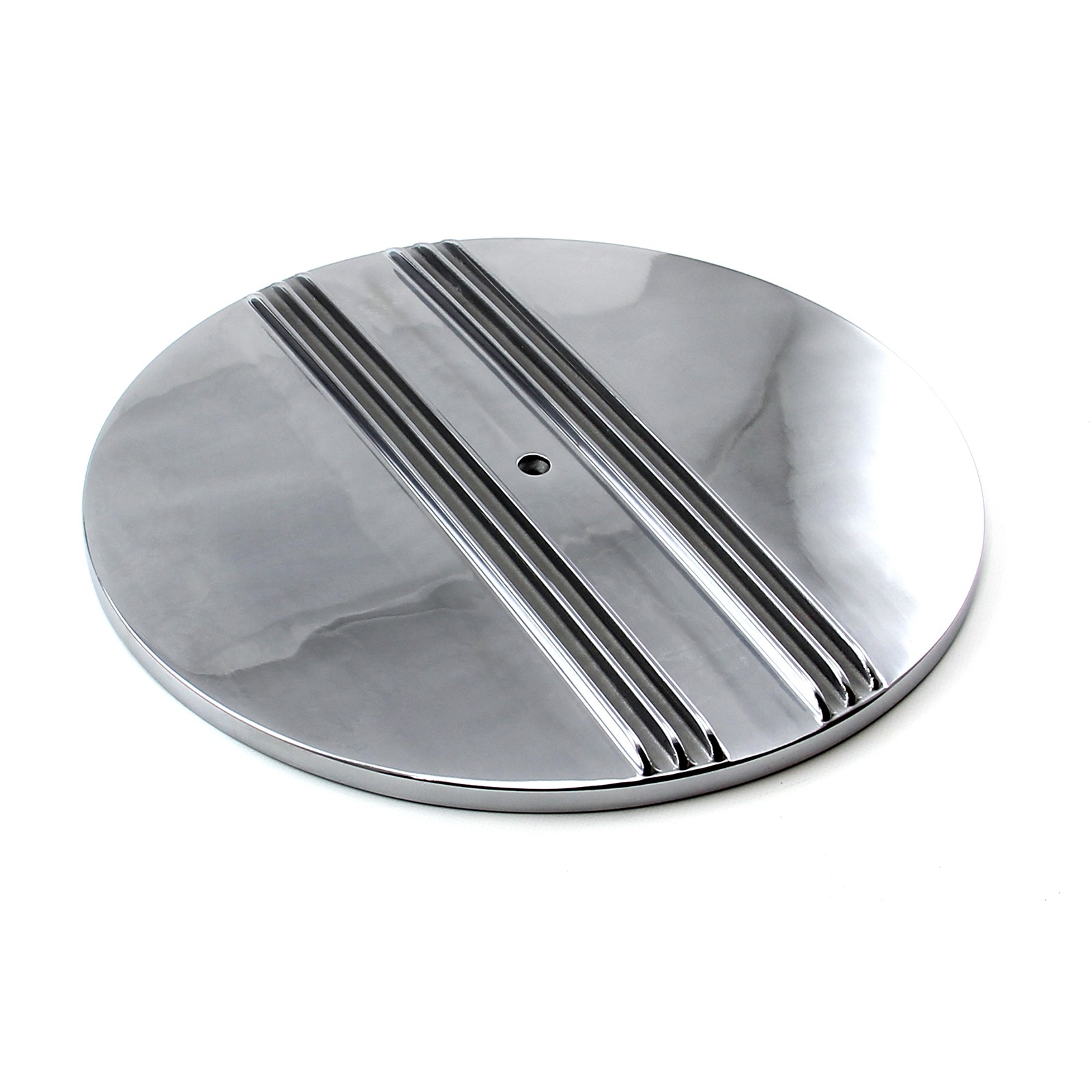 14" Aluminum Classic Finned Center Air Cleaner Top