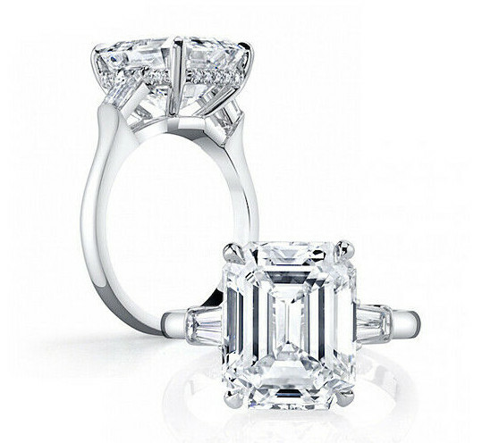 925 Sterling Silver Princess Halo CZ Engagement Ring Wedding Band Sz 3-12 TYR179