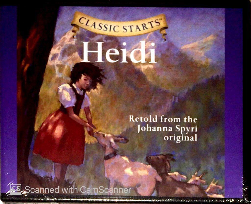 New HEIDI Spyri Sterling's Classic Starts Audio Series 2 CD Set Homeschool