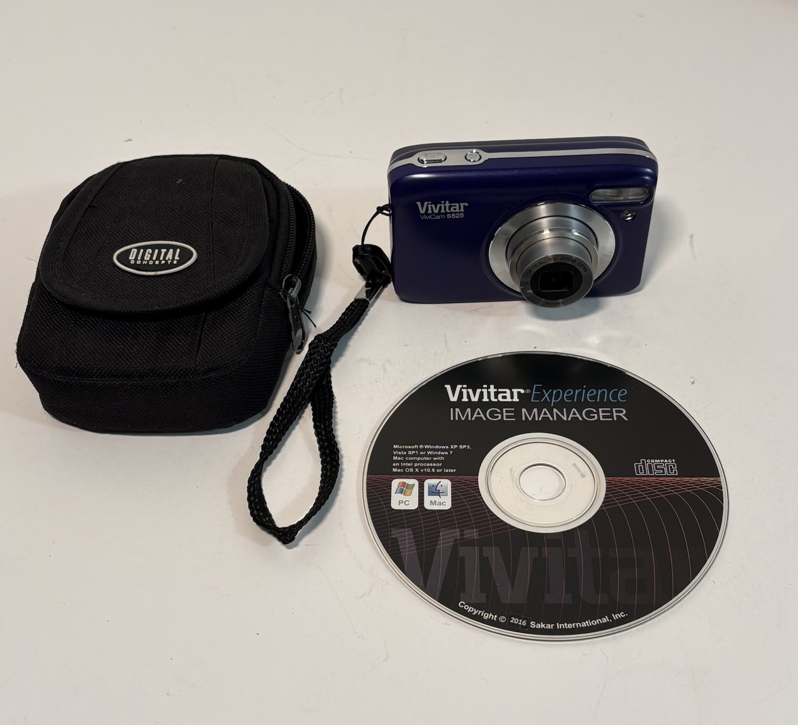 Vivitar Vivicam S525 Digital Camera Optical 8x Zoom