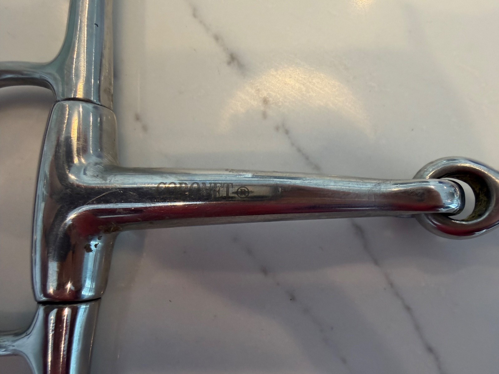 Coronet Eggbutt Full Cheek Bit 5 1/4"