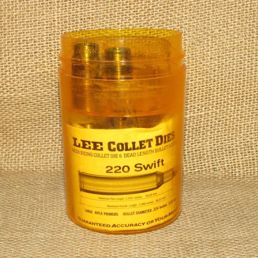 LEE COLLET DIES 220 Swift ~ Collet Dies & Dead Length Bullet Seater ~ USED??
