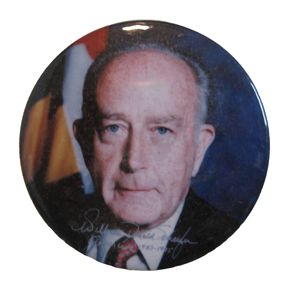 Vintage William Donald Schaefer Pinback Governor of Maryland 1987-1995