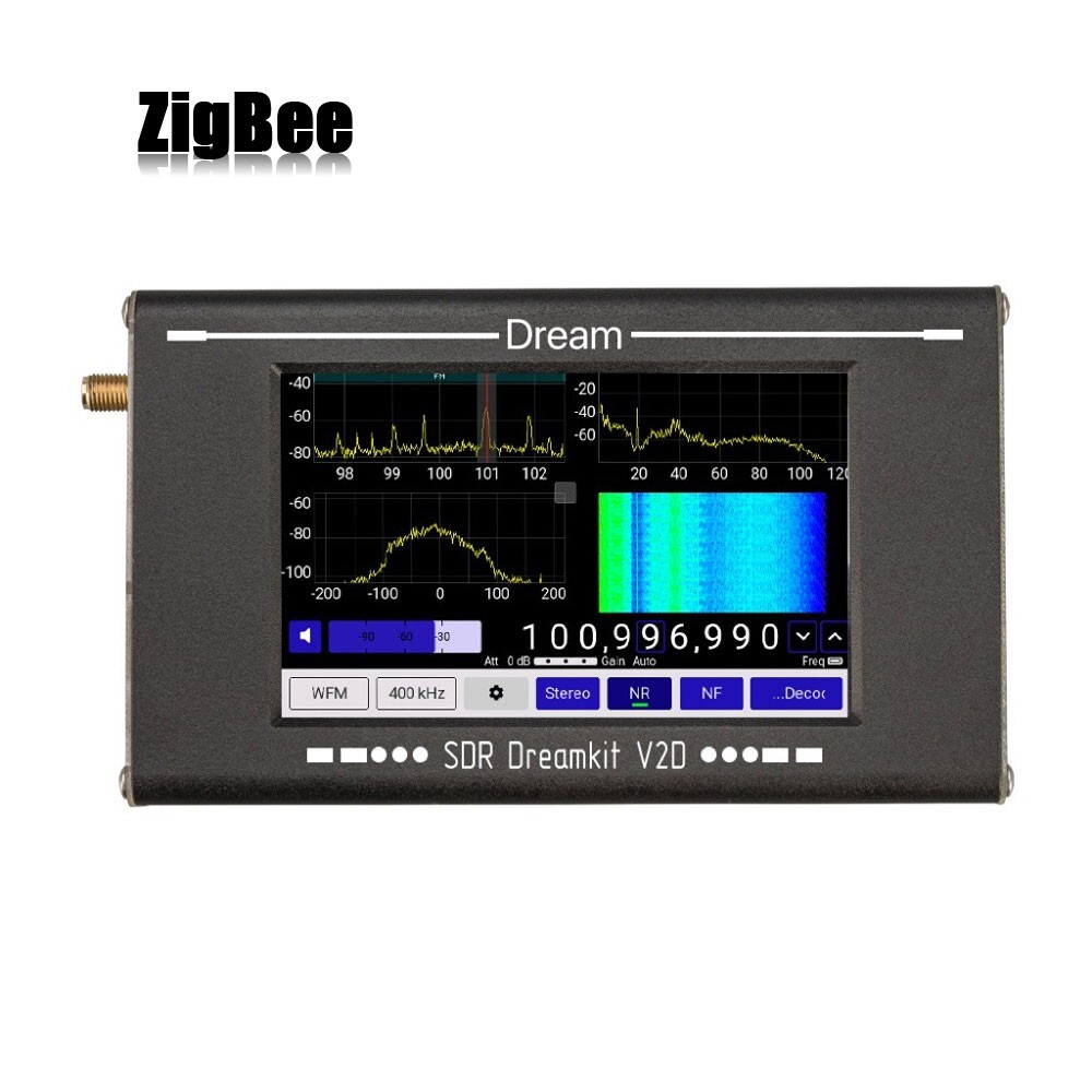 HAMGEEK SDR Dreamkit V2D 100KHz-2800MHz All Band Radio Portable Radio Receiver