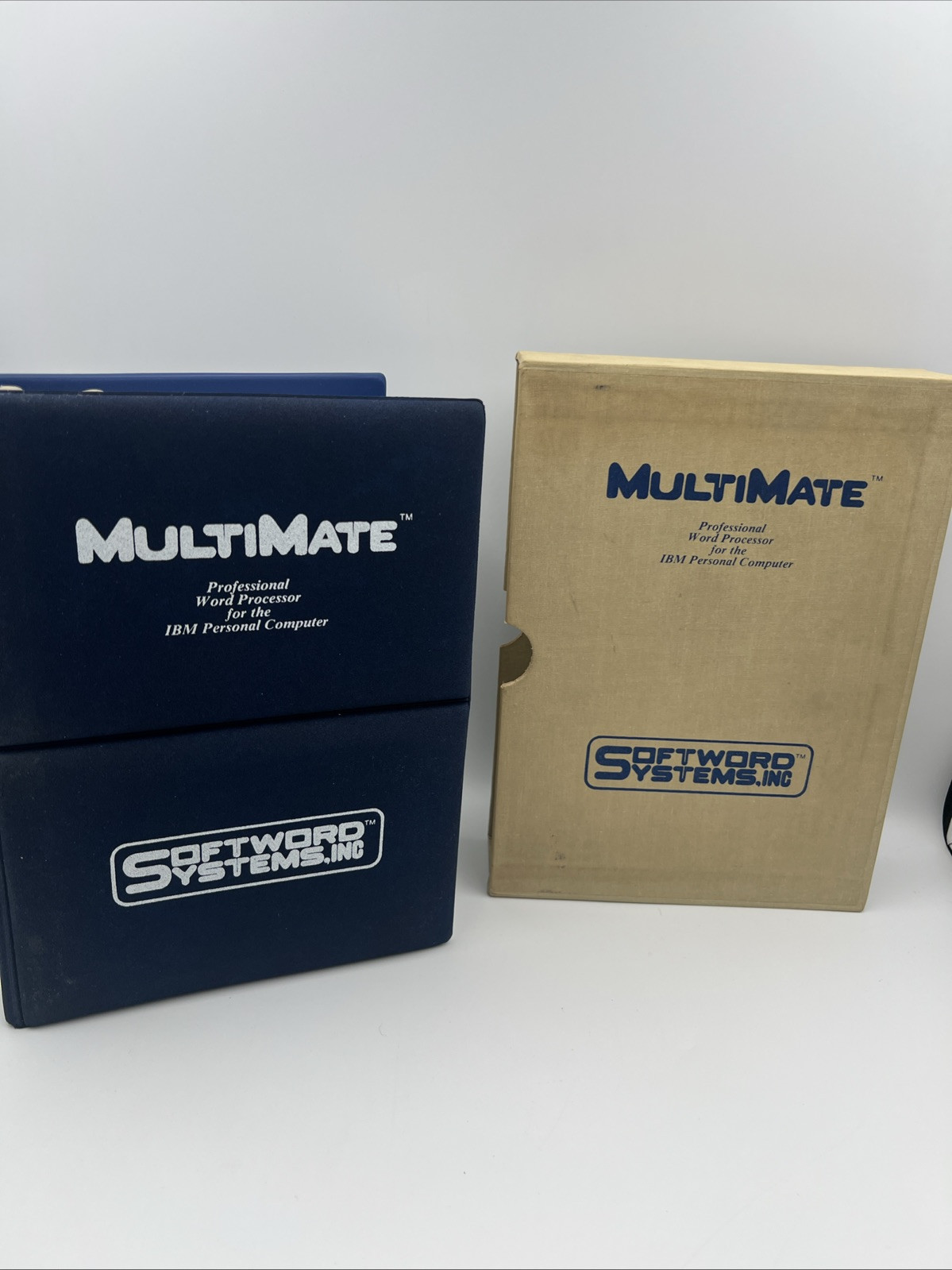1982 MultiMate Pro Word Processor for IBM PC Manual +5 floppy disks, Good Cond!