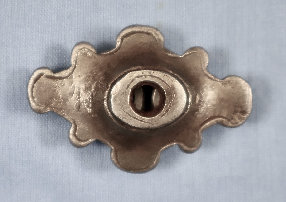 Antique Steel BUTT CAP Black Powder/Muzzleloader Pistol (F243)