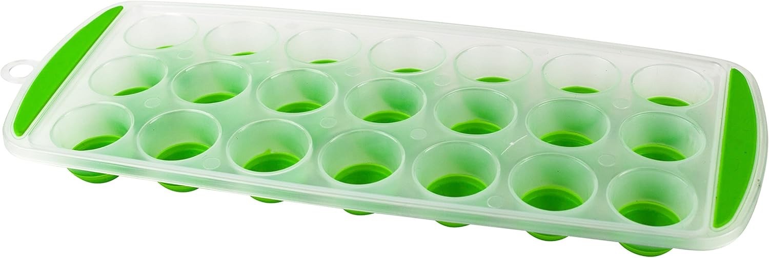 Good Living 4 Silicone Mini Ice Cube Tray for Freeze-Drying,Mini freezers,Jello