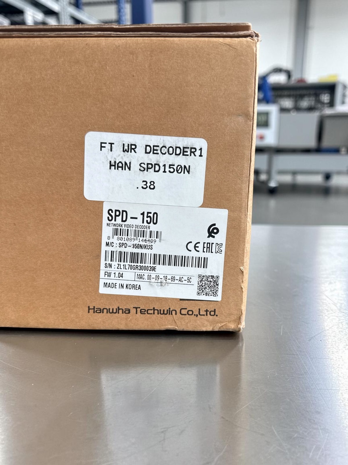 Hanwha Techwin SPD-150 WiseNet 49-Channel Network Security Video Decoder