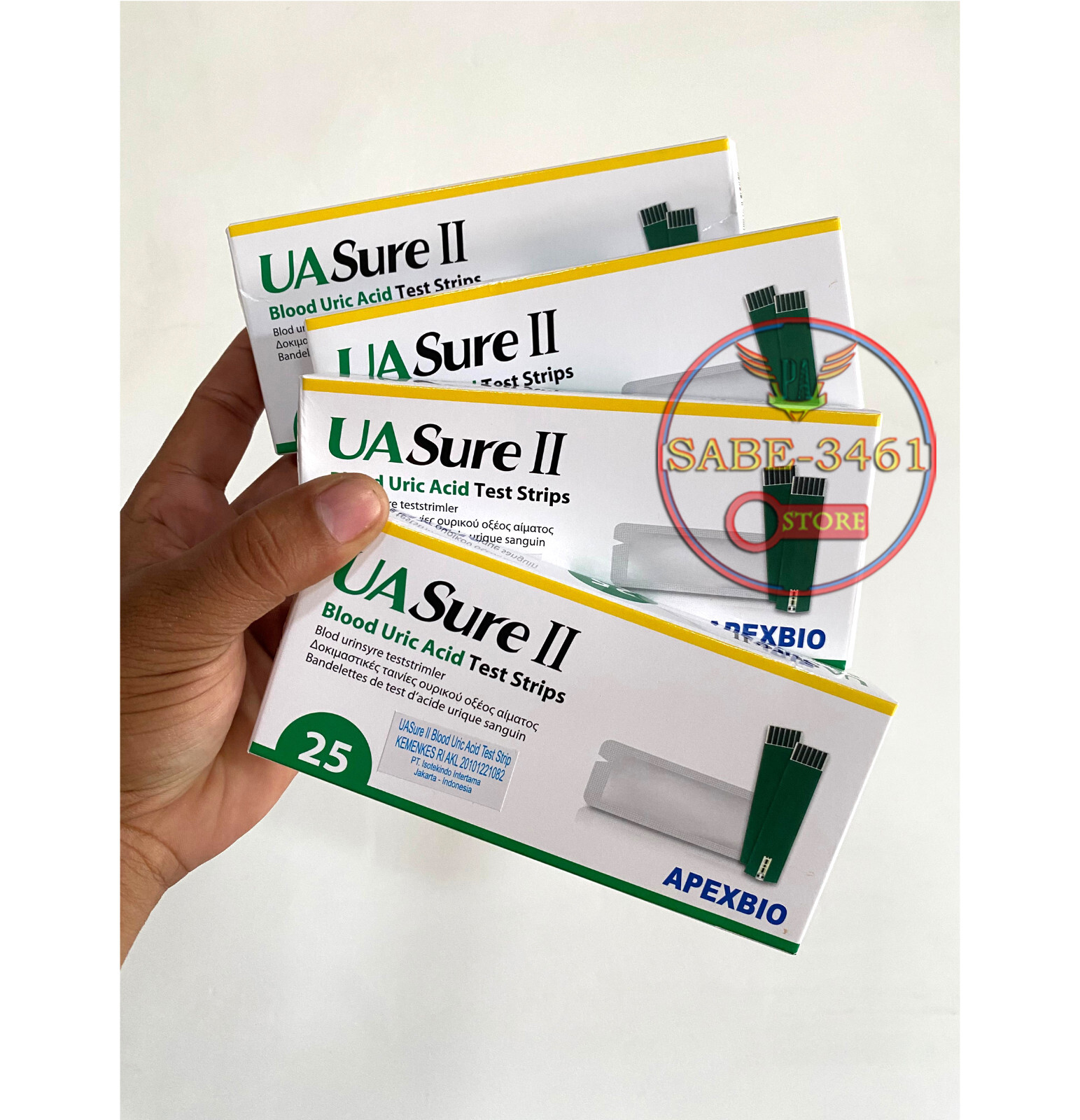 25-100 Test Strips UASure II Uric Acid Gout | 100 Strips (4 Box) | Limited stock