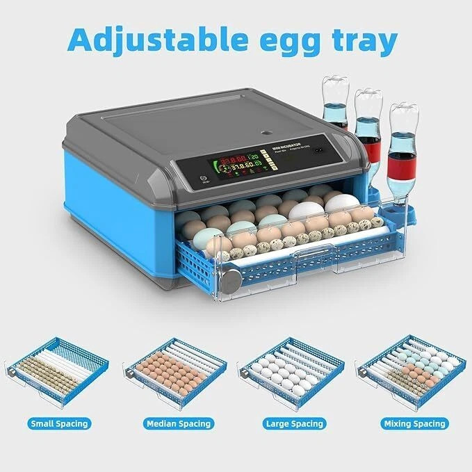 500 Brooder Eggs Incubator For Hatching With Automatic Egg Turning And Humid US