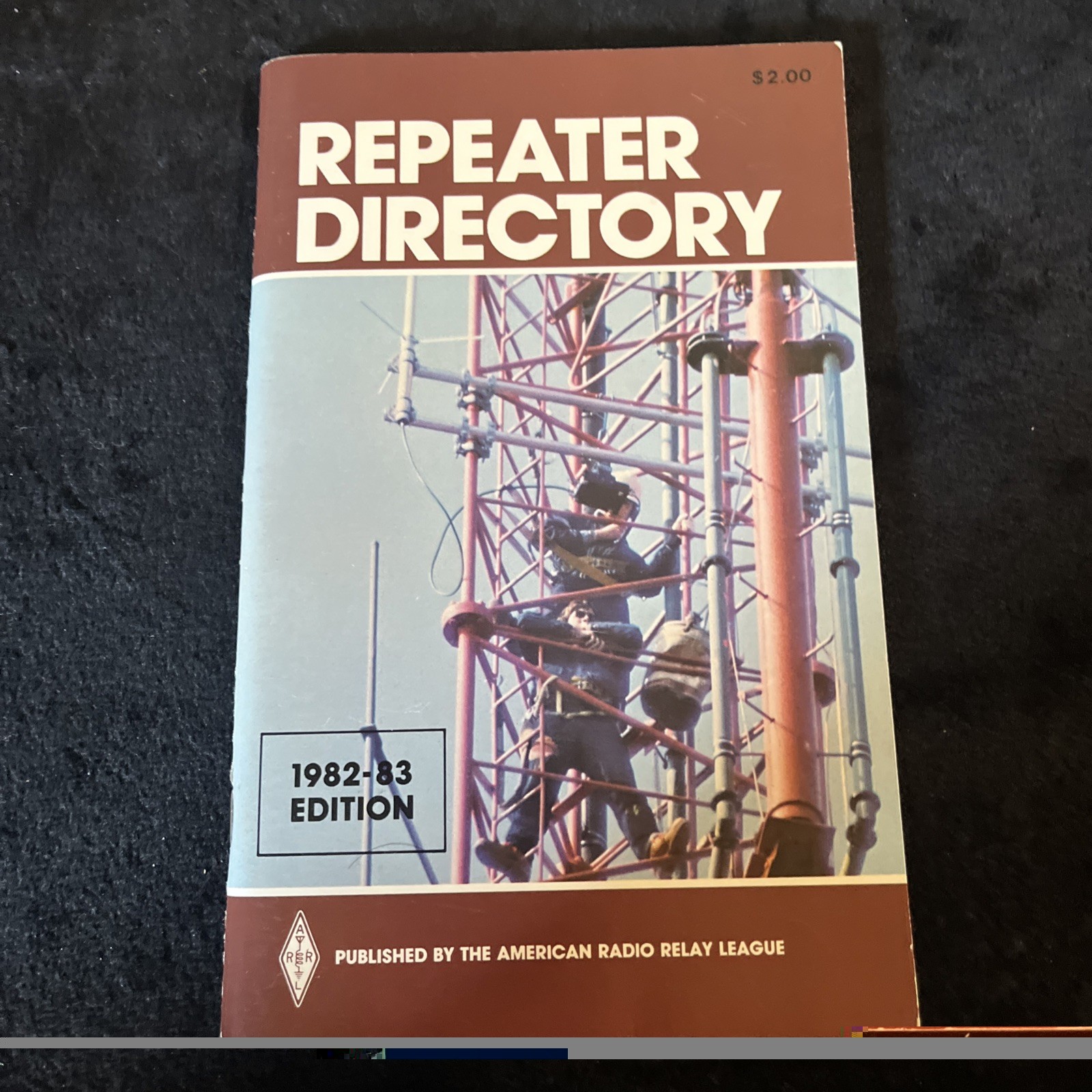ARRL Ham Radio Repeater Directory 1982-1983 FM Voice TV Packet RTTY USA