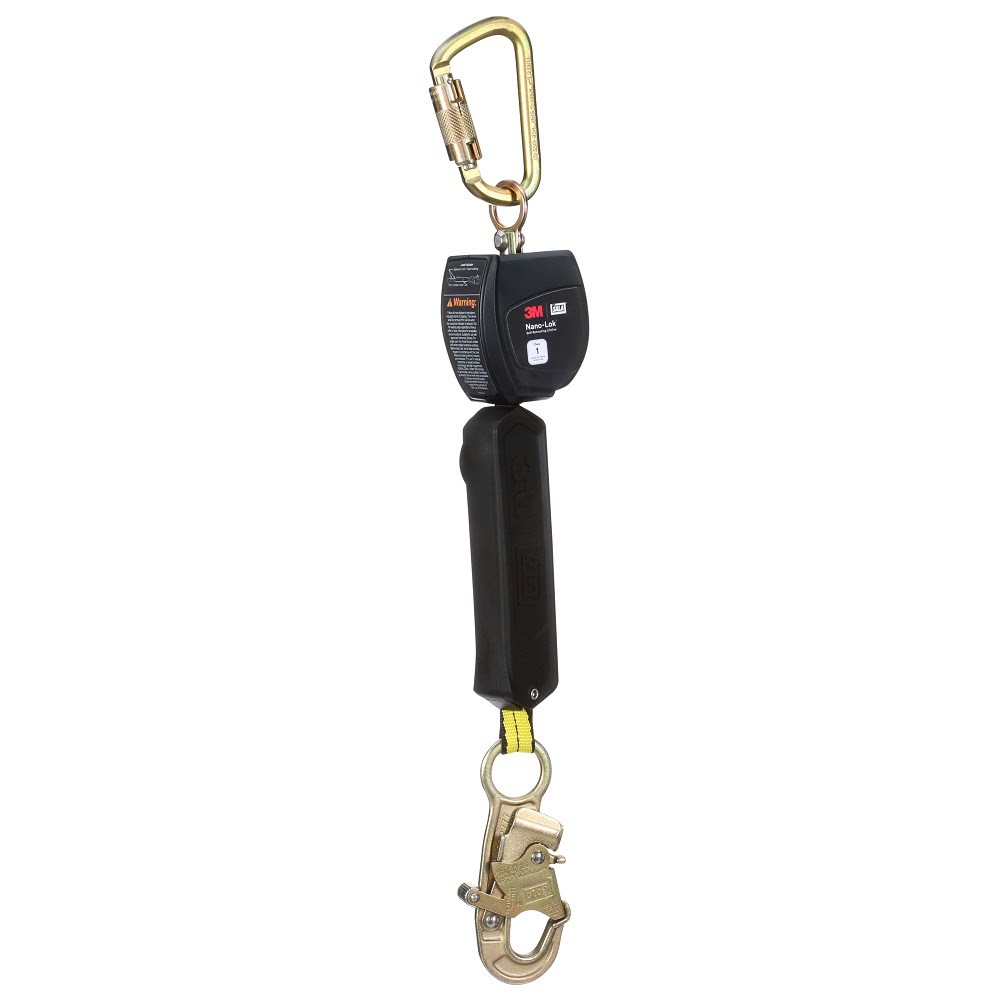 DBI-SALA 3100520 Nano-Lok 6ft Self-Retracting Lifeline SRL Carabiner