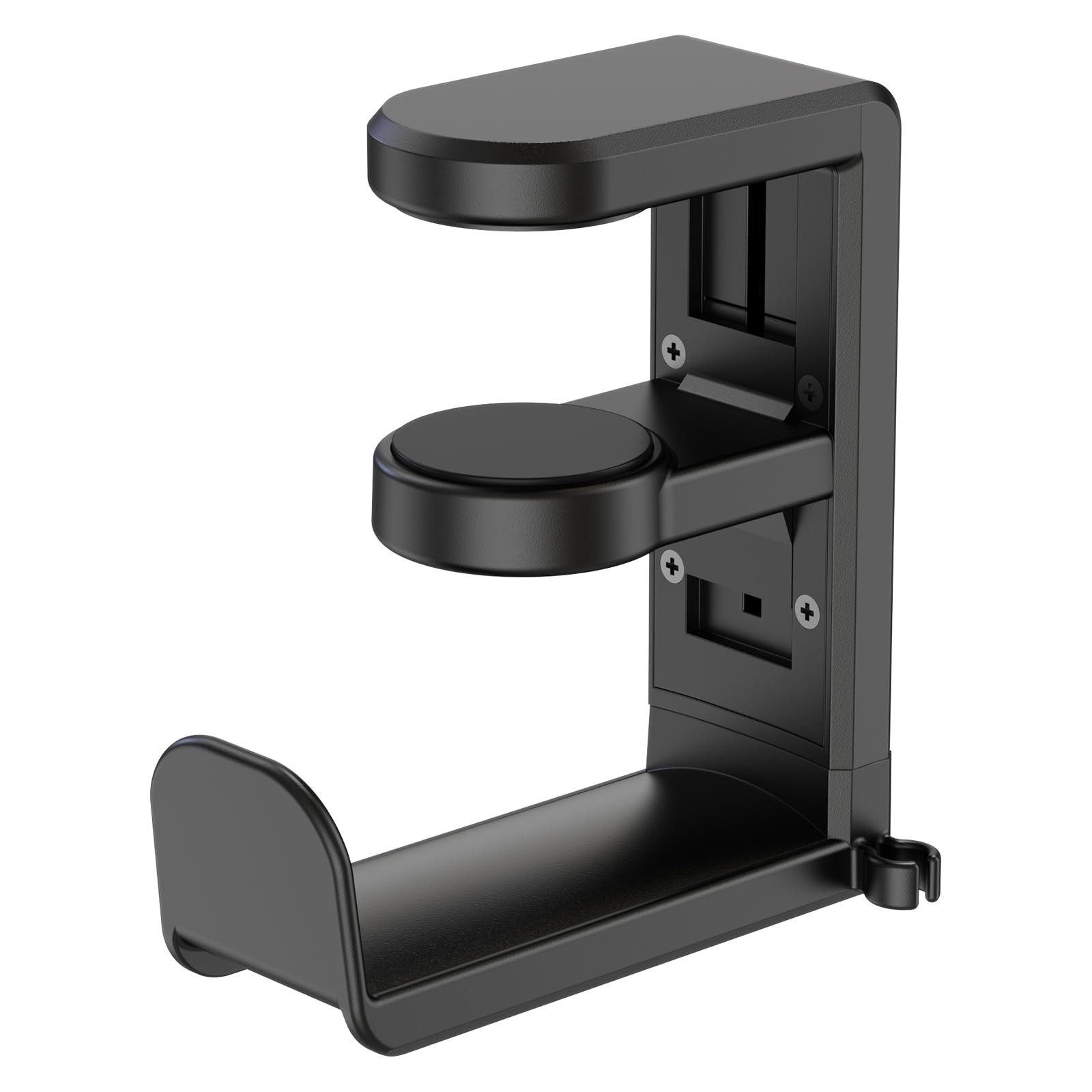 EURPMASK Rotating Headphone Stand - PC Gaming Headset Holder, 1 Unit, Black