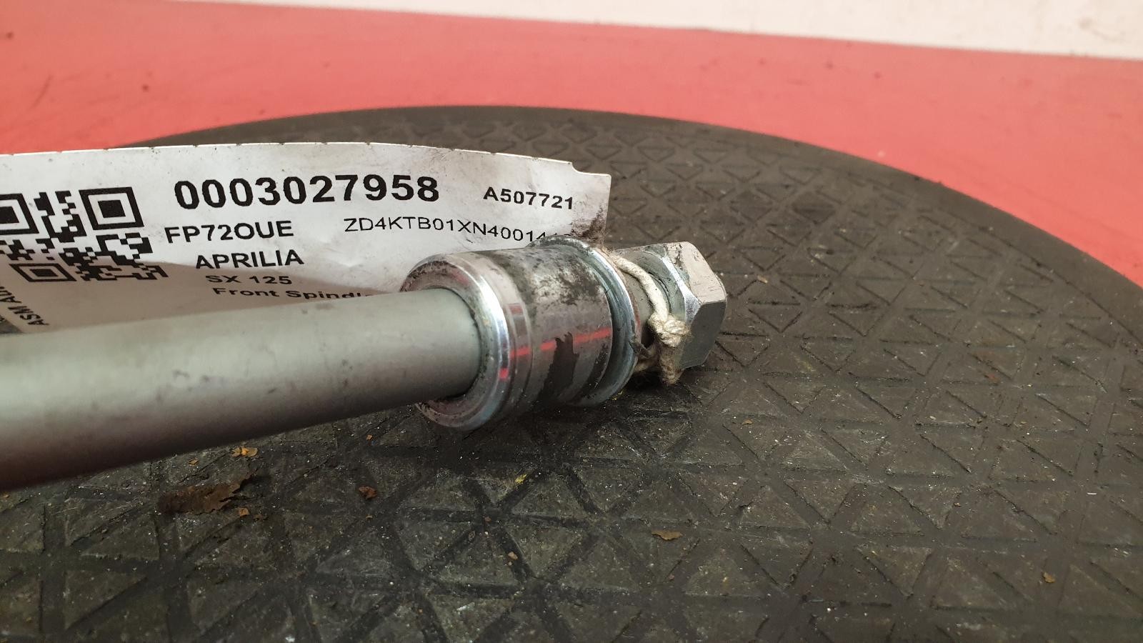 2023 APRILIA SX 125 FRONT WHEEL SPINDLE