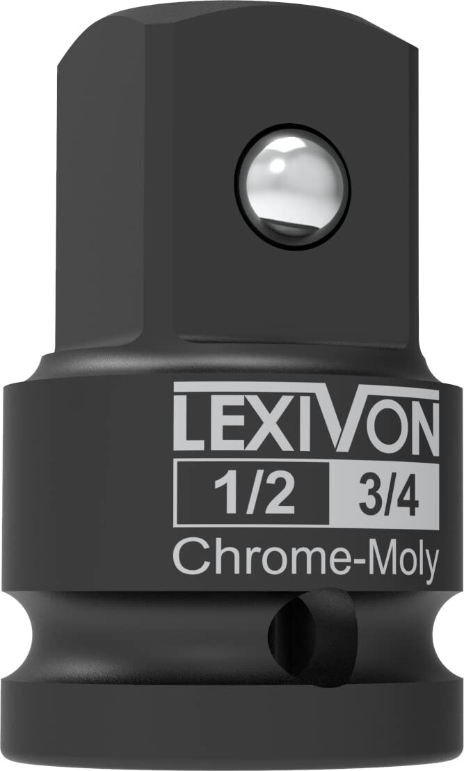 LEXIVON 1/2-Inch Impact Socket Adapter, 1/2" Female X 3/4" Male Increaser LX-401