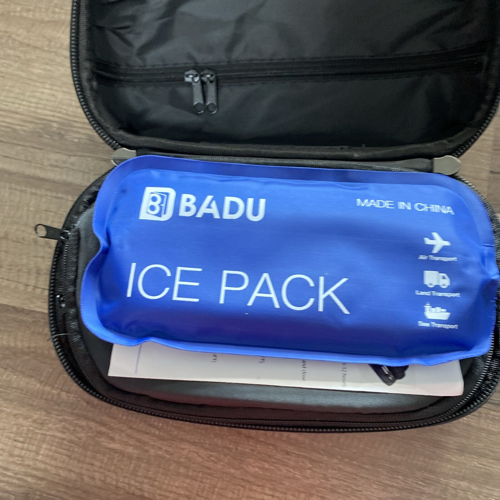 Himduze 24h Cooler Travel Case w/ 2 Ice Pack Temperature Display /c