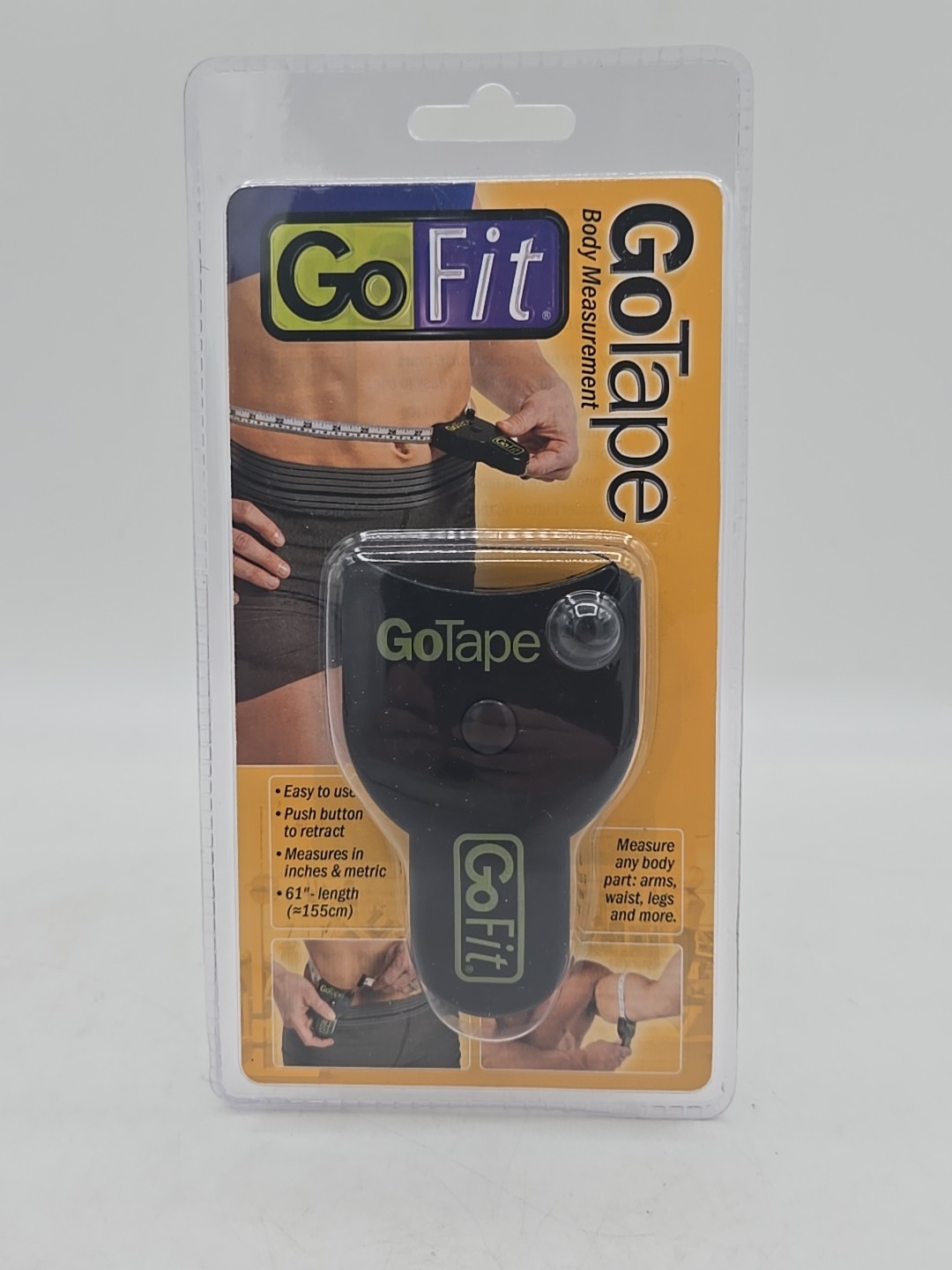 GoFit Black Body Measurement GoTape (GF-TAPE) Brand New! Weight Loss Measurement