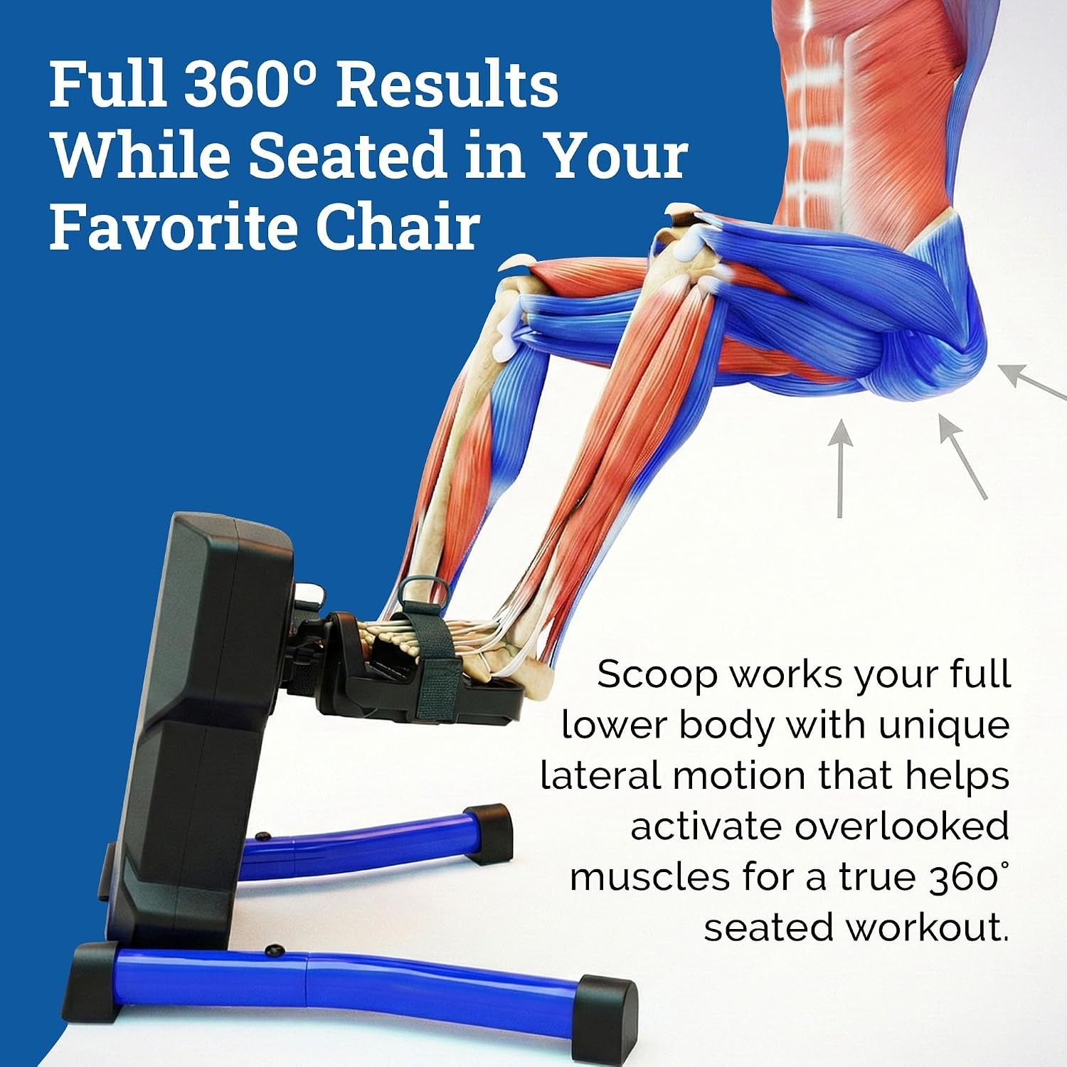 Lateral Elliptical Compact Under Desk Exercise Equipment & Lateral Elliptical