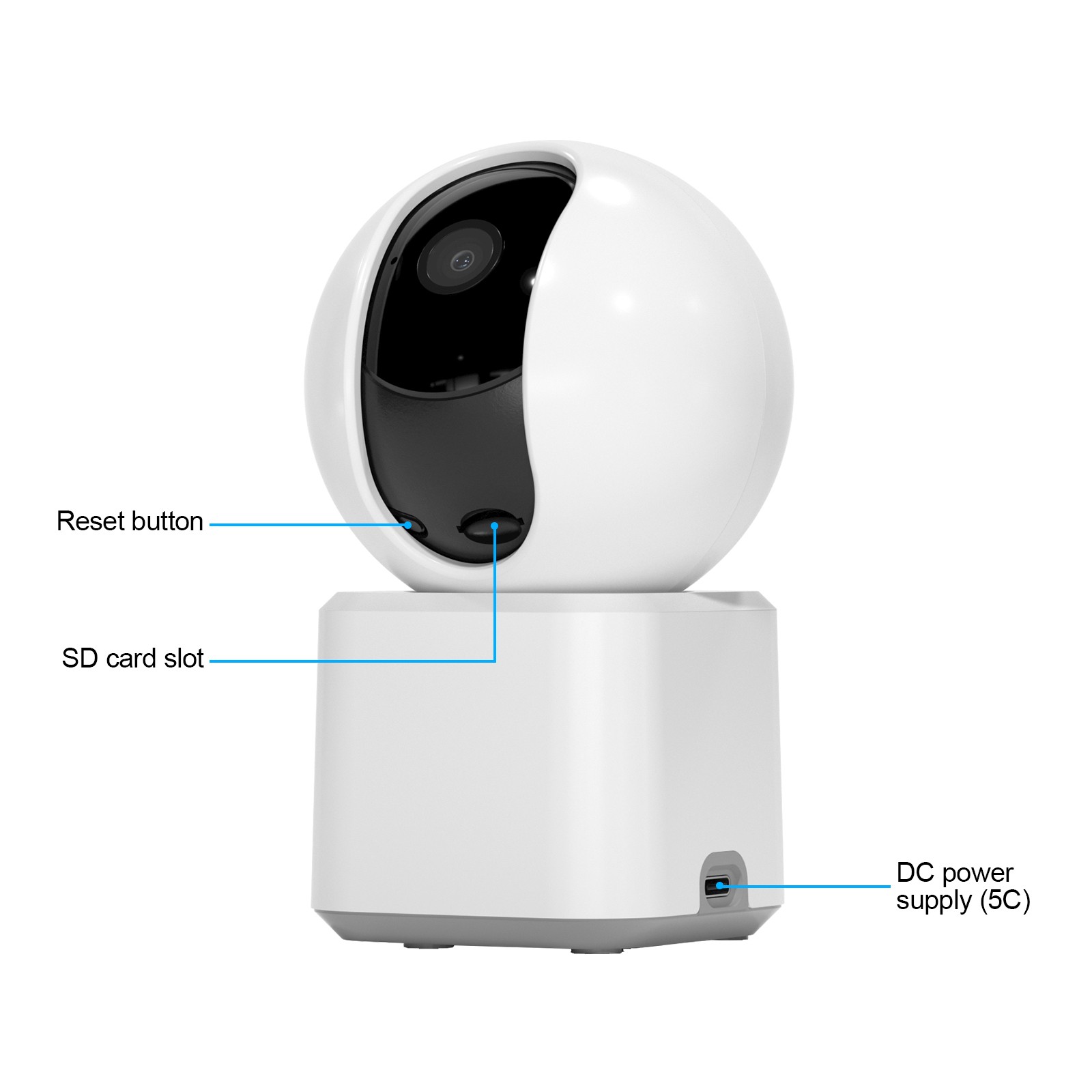 Wireless 5G WiFi Security Camera System 2K Smart Indoor Night Vision Wired Cams