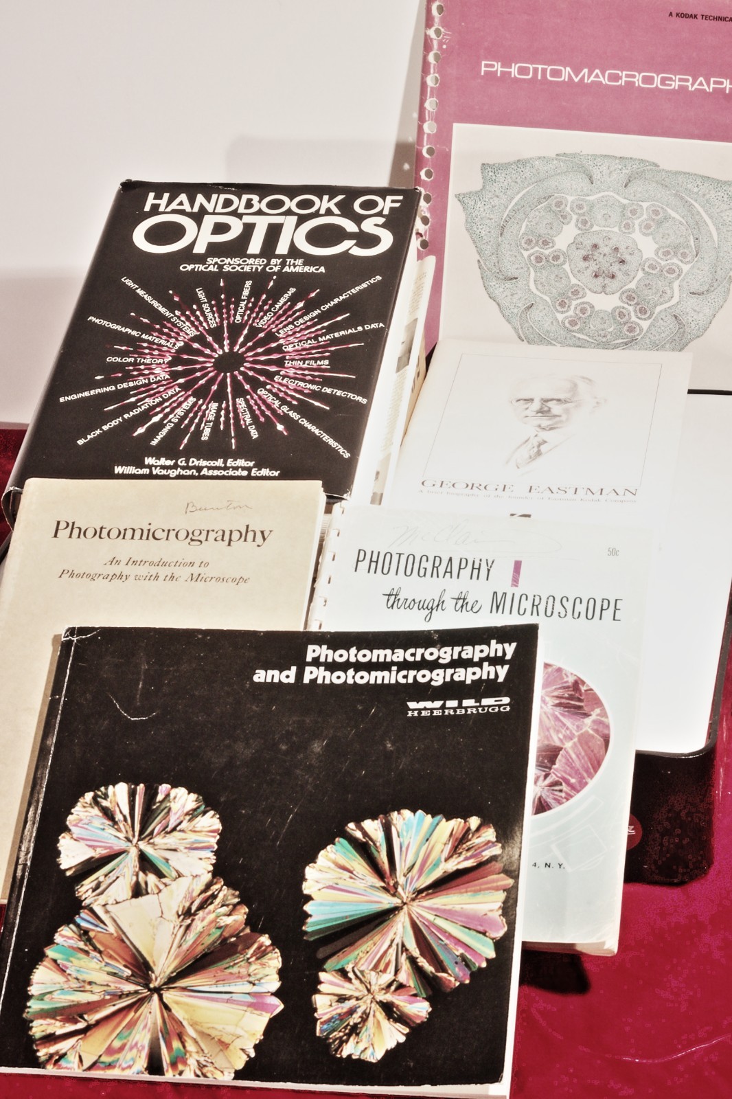 KODAK, WILD AND OSA PHOTOMICRO-MACRO BOOKS AND TECH INFORMATION OPTICS AND FILM