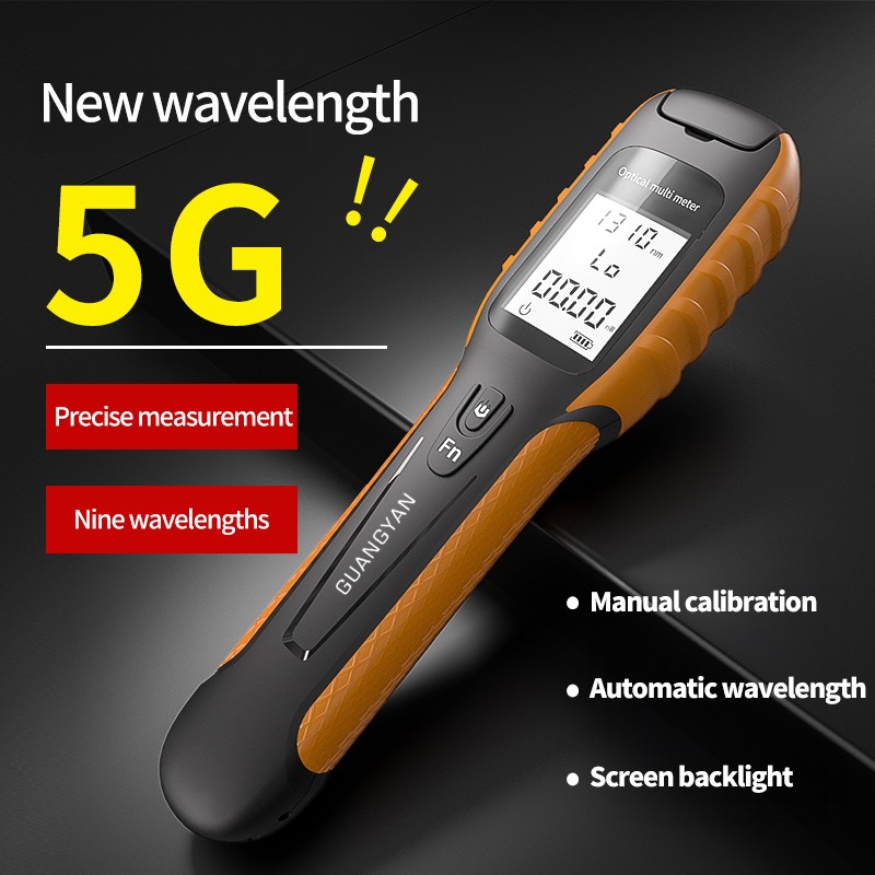 Optical Power Meter High Precision Rechargeable Battery Fiber Optic -70 ~ +26dBm
