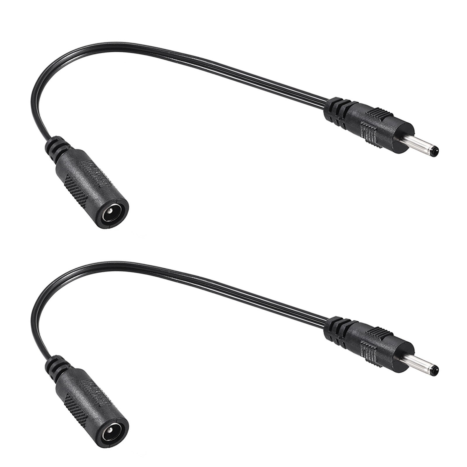 2 x DC Power Cable Tip Adapter Converter Female 5.5x2.1mm to Male 3.0x1.1mm/17cm