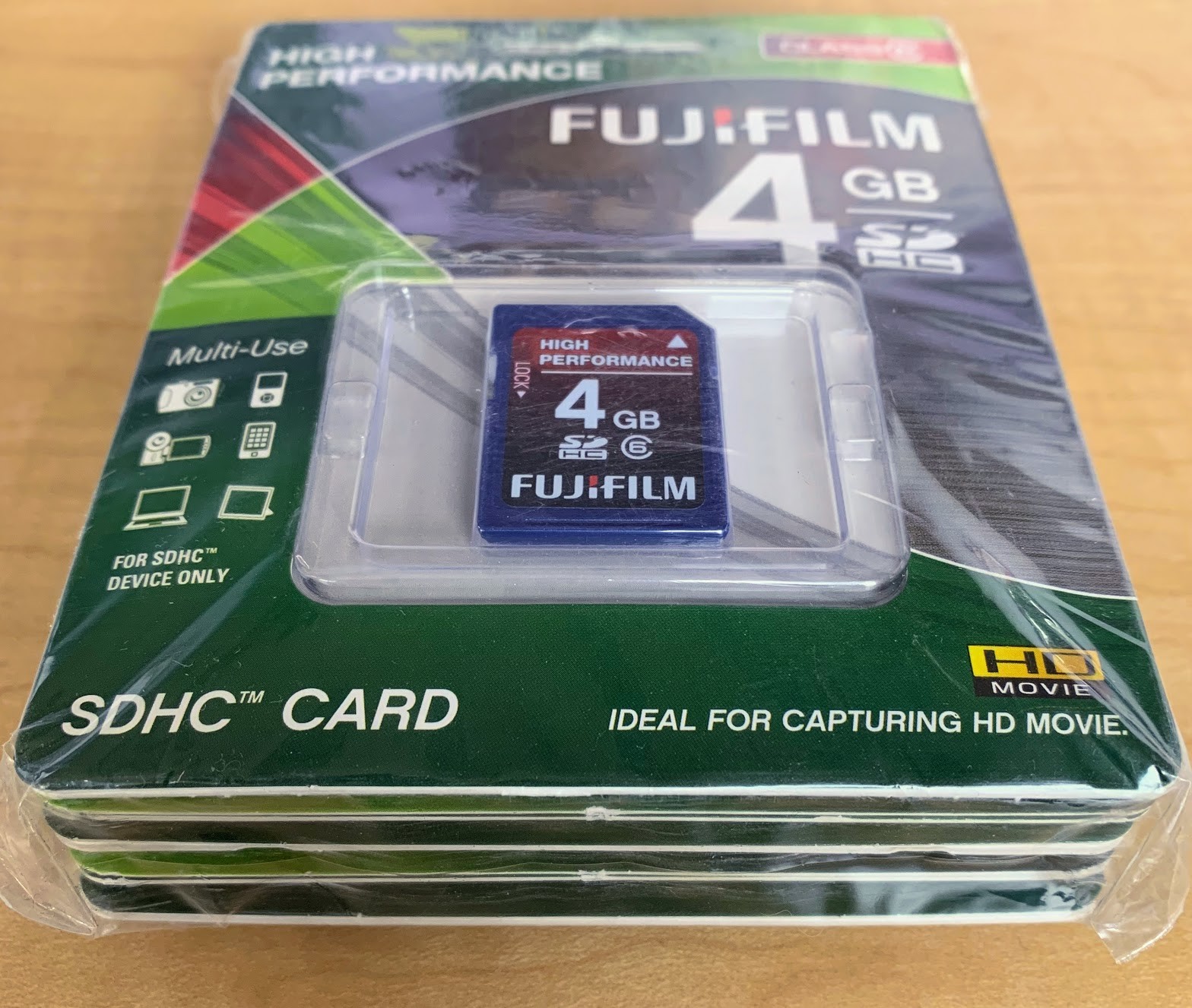 Lot 10x FujiFilm High Performance 4GB SDHC Class 6 Flash Memory Storage SD Card