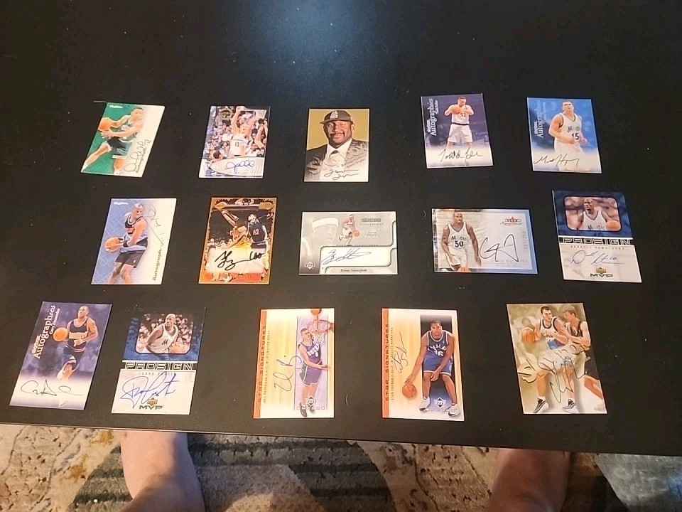 💥 💥 NBA Big Lot of 15 Autographs💥 💥