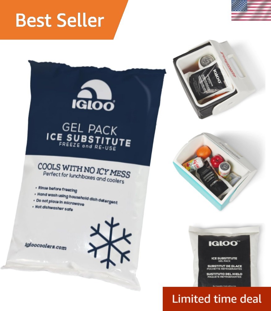 Compact Ice Pack with Ultratherm Gel – Reusable for Extended Freshness