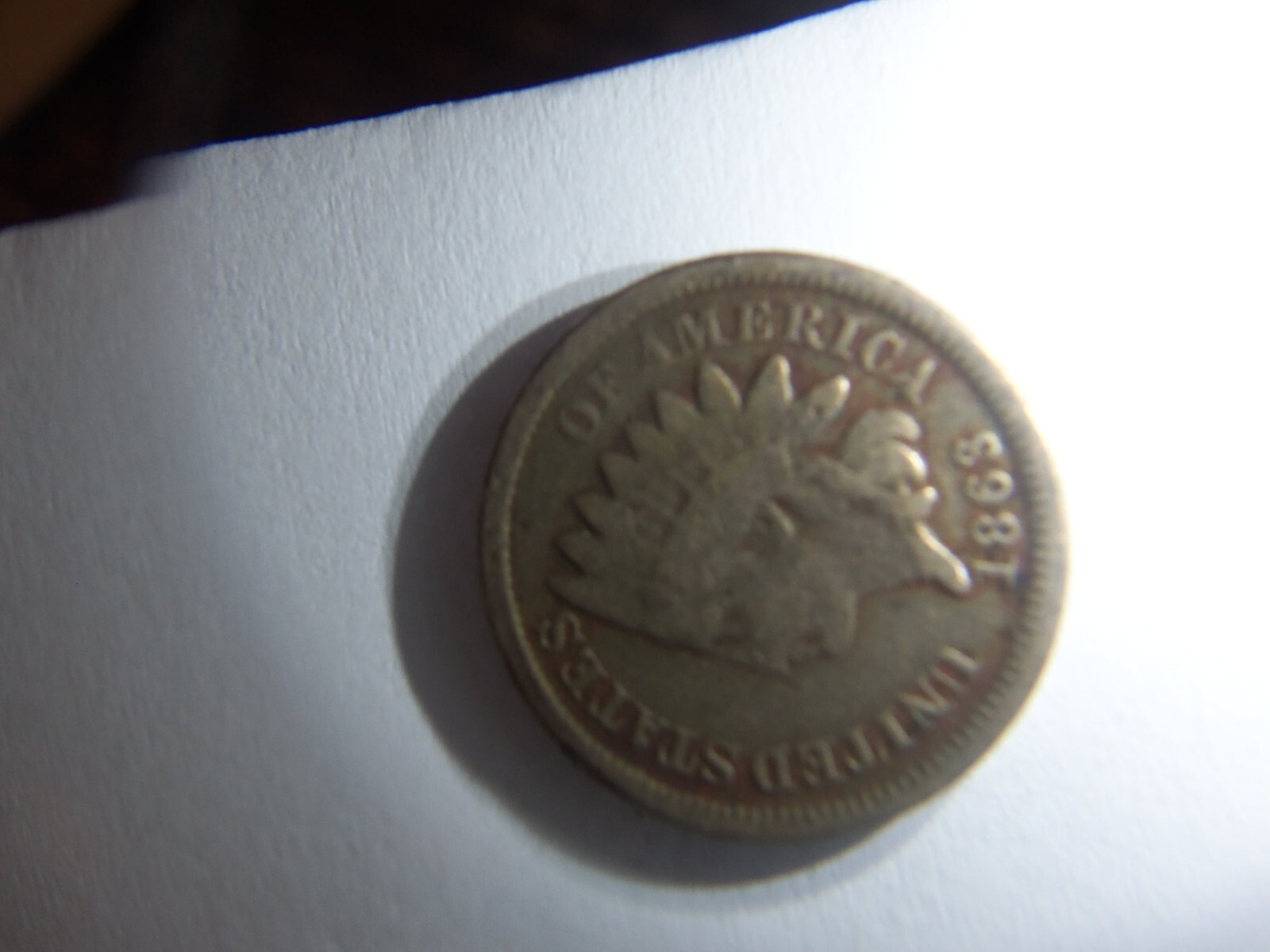 NICE KEY DATE 1863 INDIAN HEAD PENNY