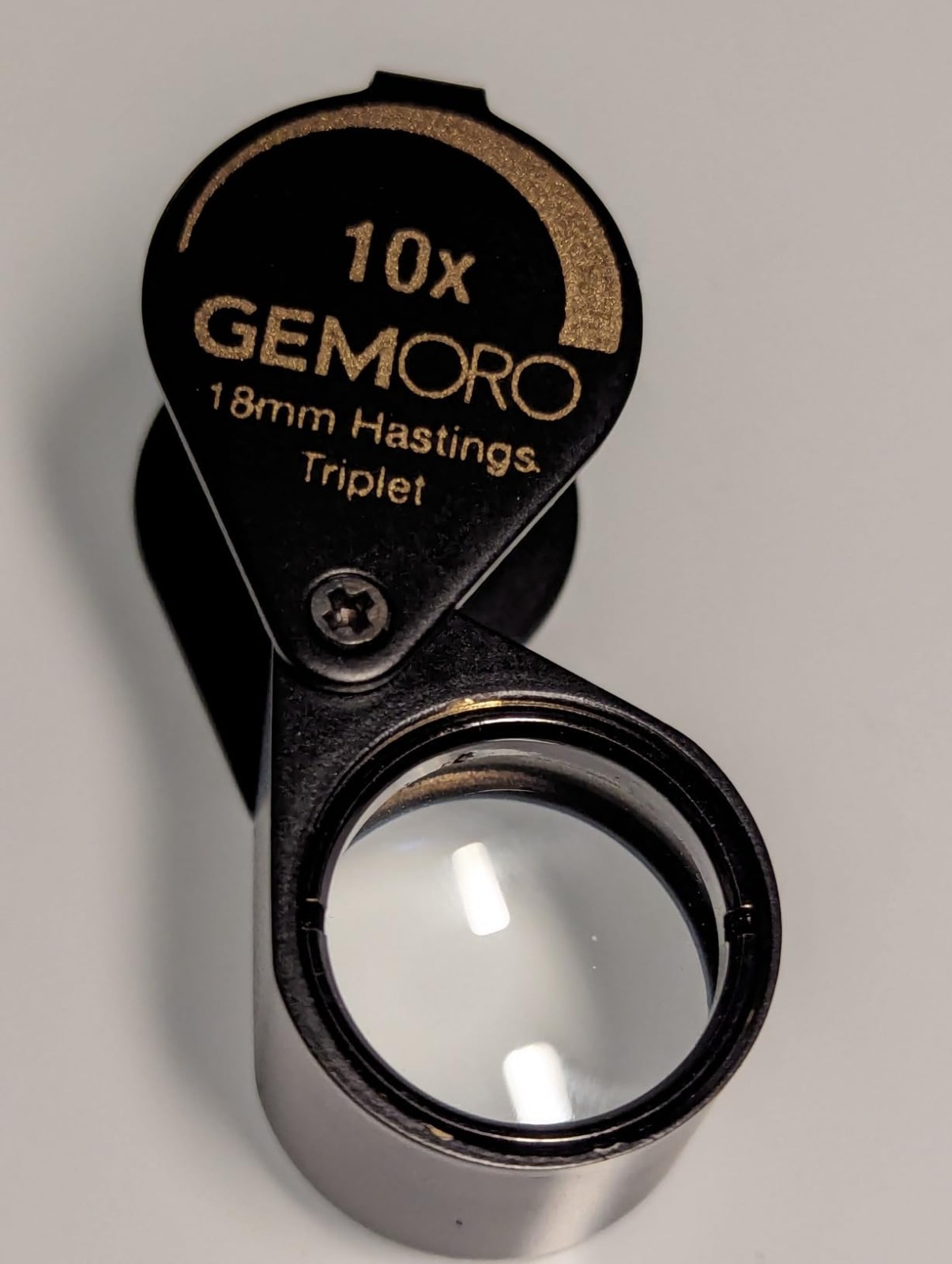Jewelers Loupe Magnifier | Chrome Hastings Triplet 10x Jewelry Silver