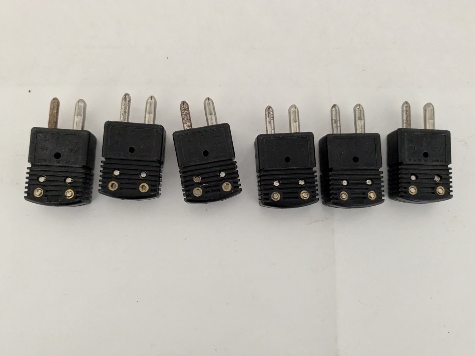 lot of 6 OMEGA THERMOCOUPLE CONNECTOR MALE, type J