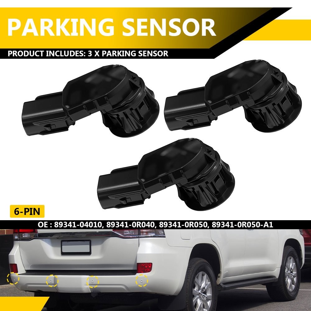 Front/Rear Parking Sensor 3x for Toyota Sequoia RAV4 Land Cruiser 89341-0R050