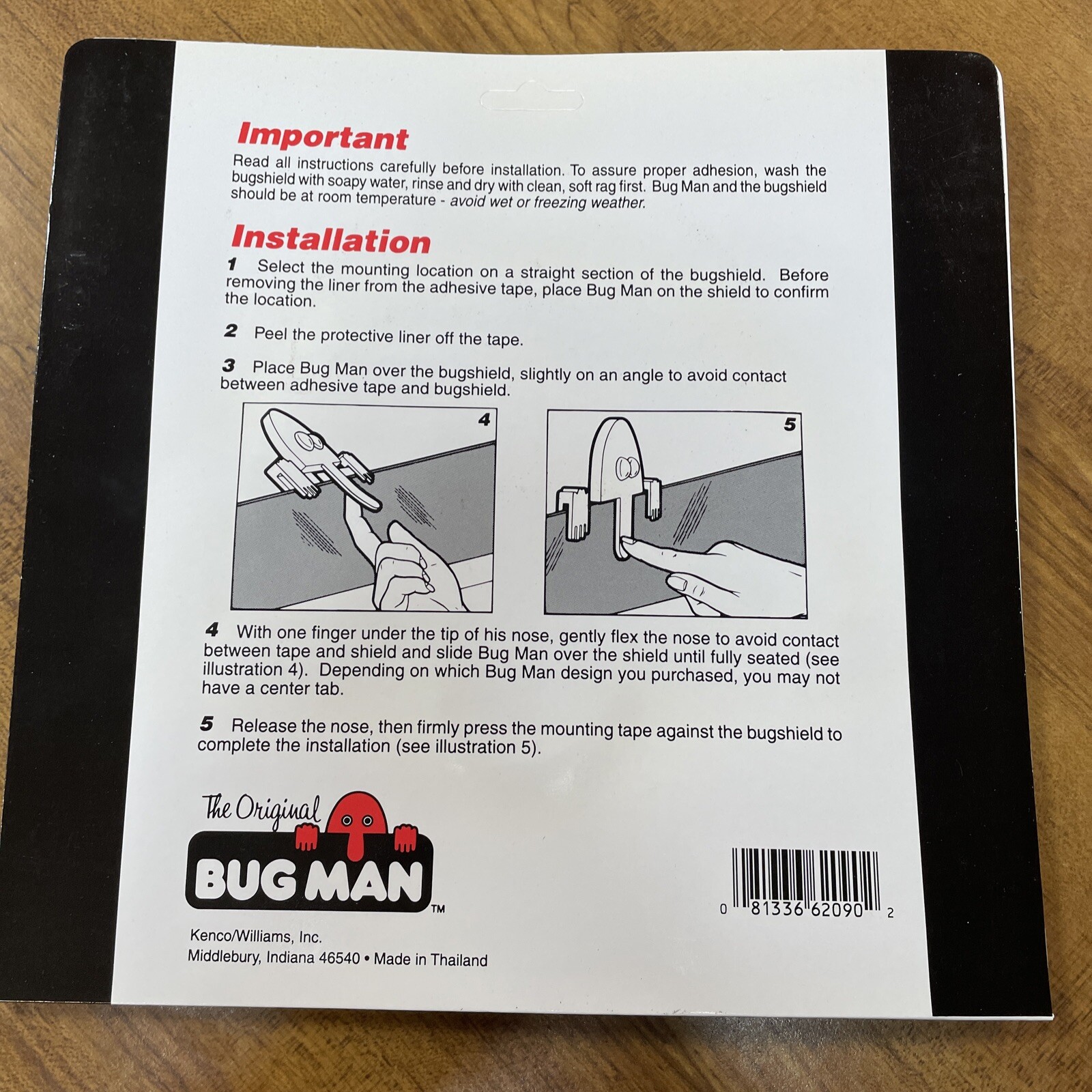 Kenco BUG MAN Green BUG MANIA Kilroy Was Here BugMania Stone Deflector