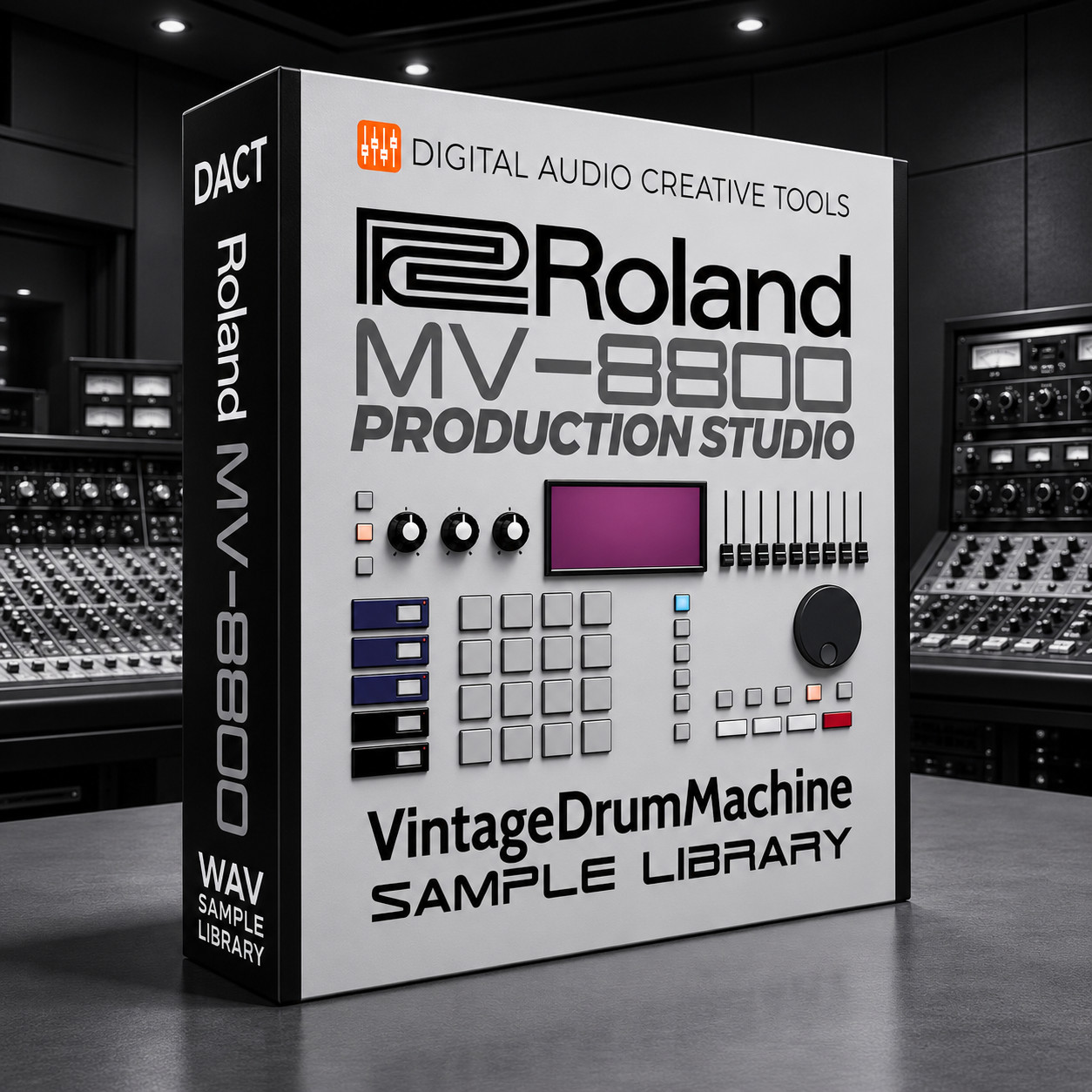 Roland MV-8800 Drum Machine Sample Library