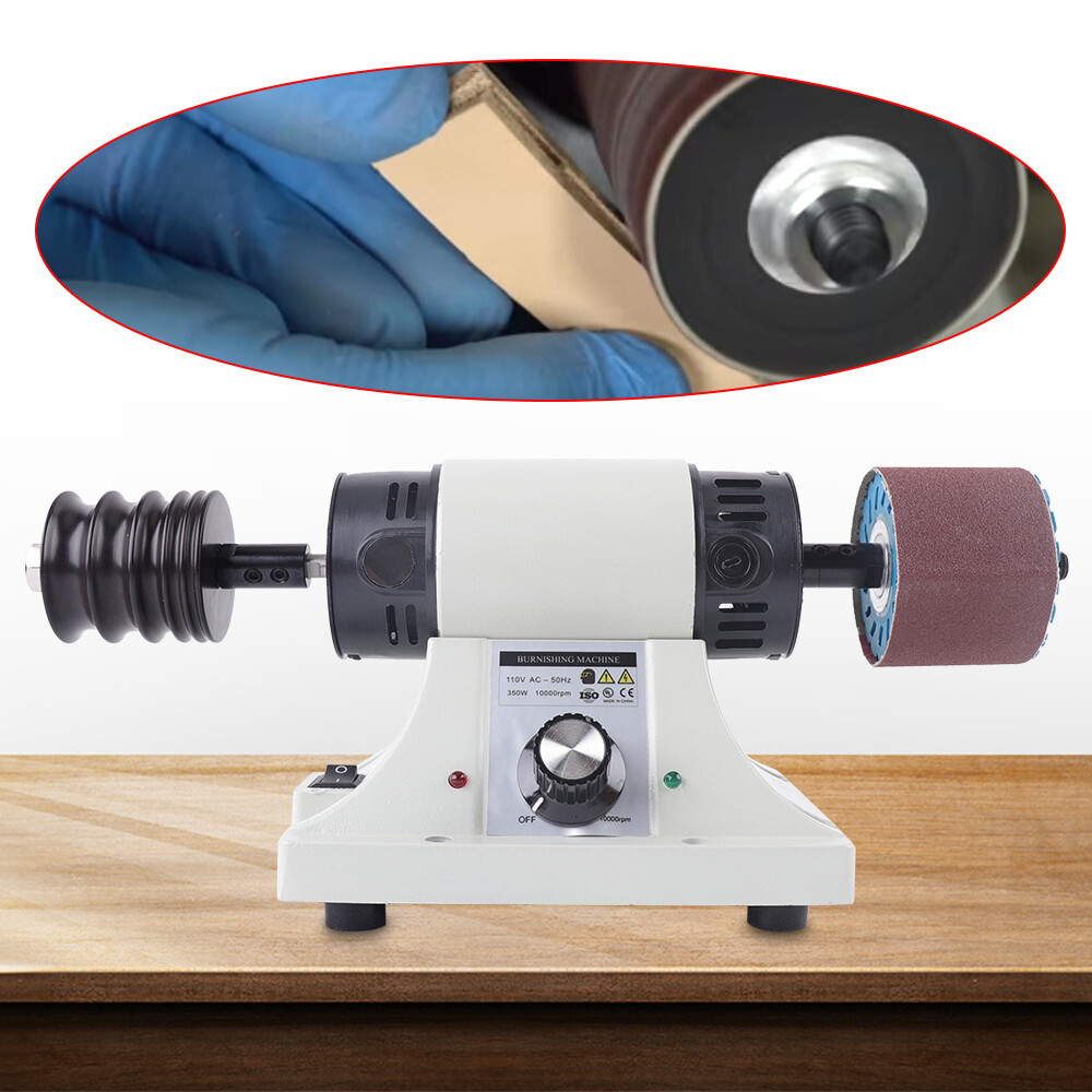 Electric Leather Edge Polishing Grinding Burnishing Machine Leather Tool 8000RPM