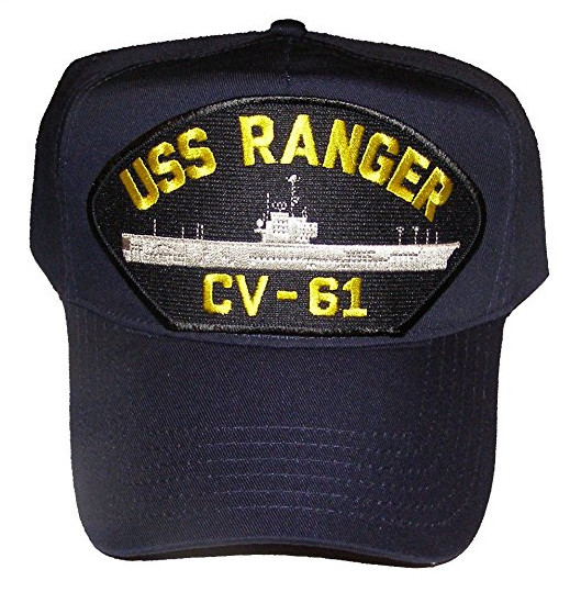 USS RANGER CV-61 HAT CAP USN NAVY SHIP FORRESTAL CLASS AIRCRAFT SUPER CARRIER