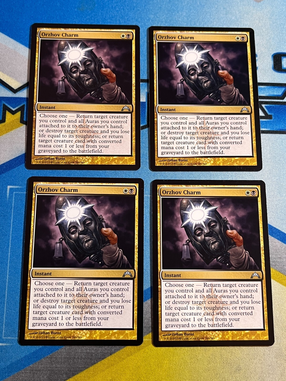 Magic the Gathering MTG Gatecrash ORZHOV CHARM x4