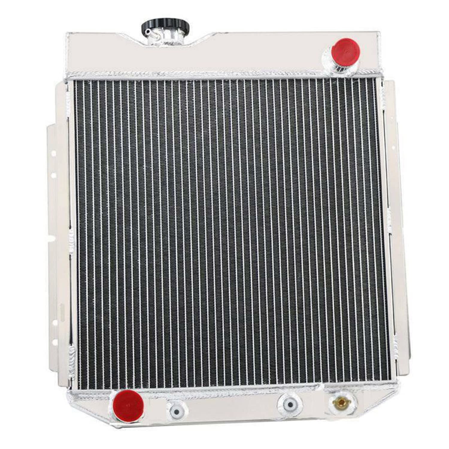 4 Row Aluminum Radiator for 1960-1966 Falcon Mustang Ranchero 2.4L 3.3L V8
