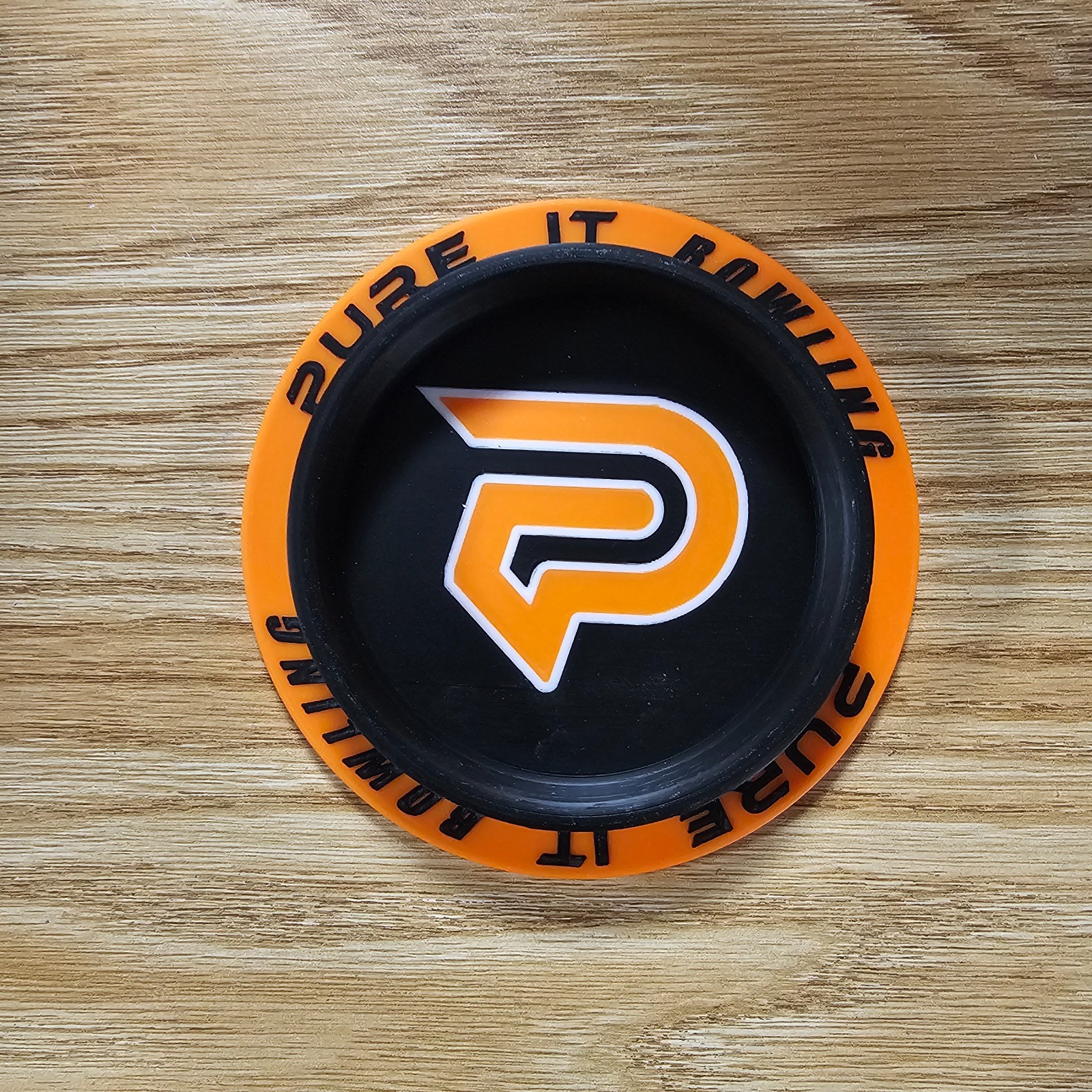 Pure It Bowling Logo Bowling Ball Cup Black/Orange