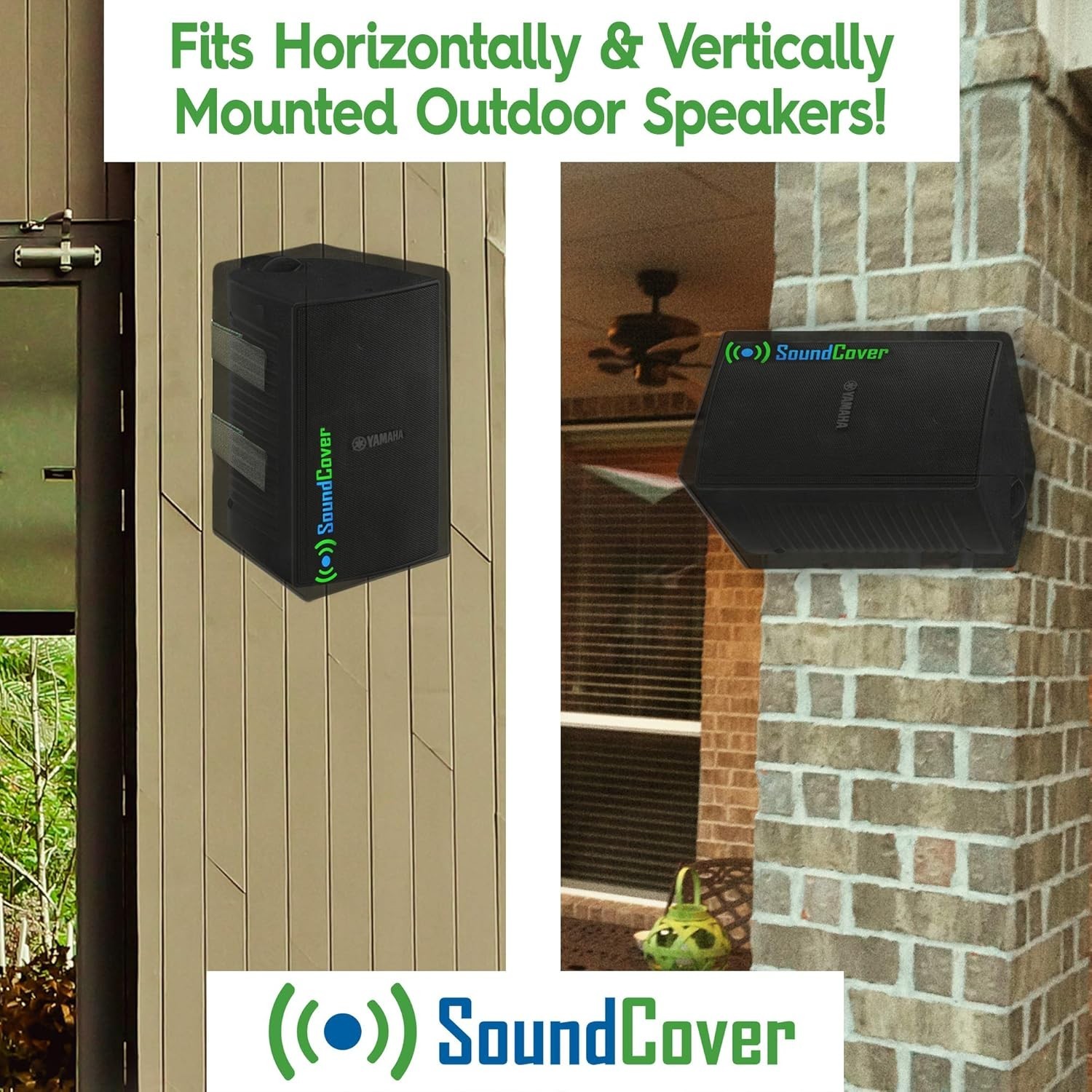 The Light Outdoor Speaker Covers for C-Bracket Mounted Speakers – 210T Poly...