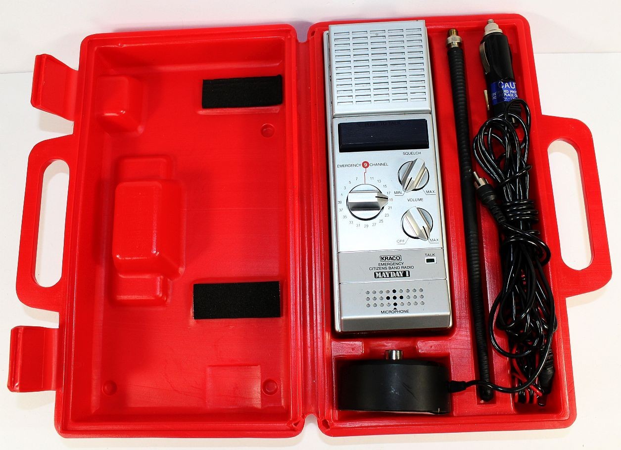 Kraco Mayday 1 KCB-4006 Emergency Two-Way 40 Channel CB Radio Complete Working