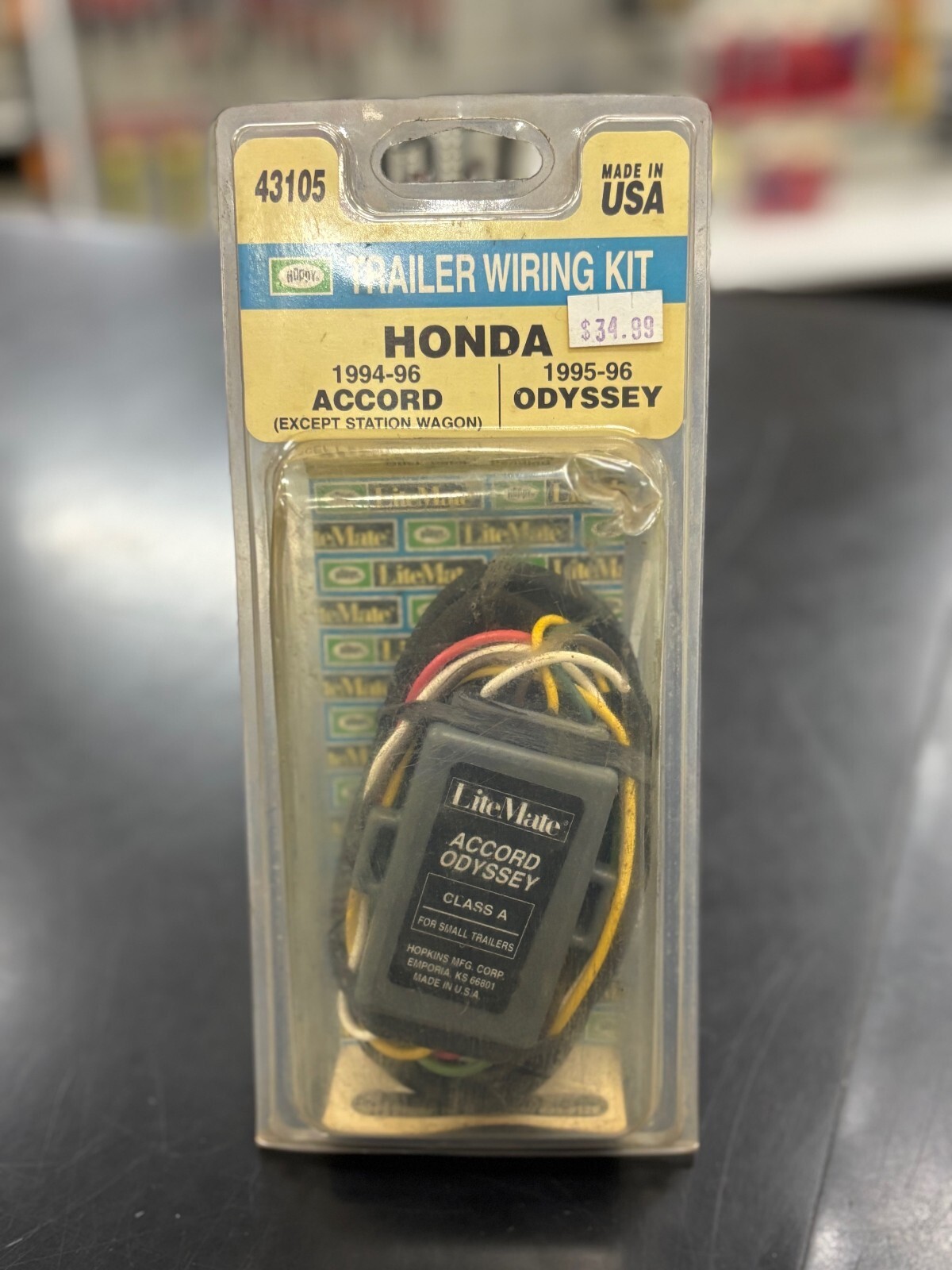 Hoppy trailer wiring 43105 Honda Accord 1994-1996, Honda Odyssey 1995-1996