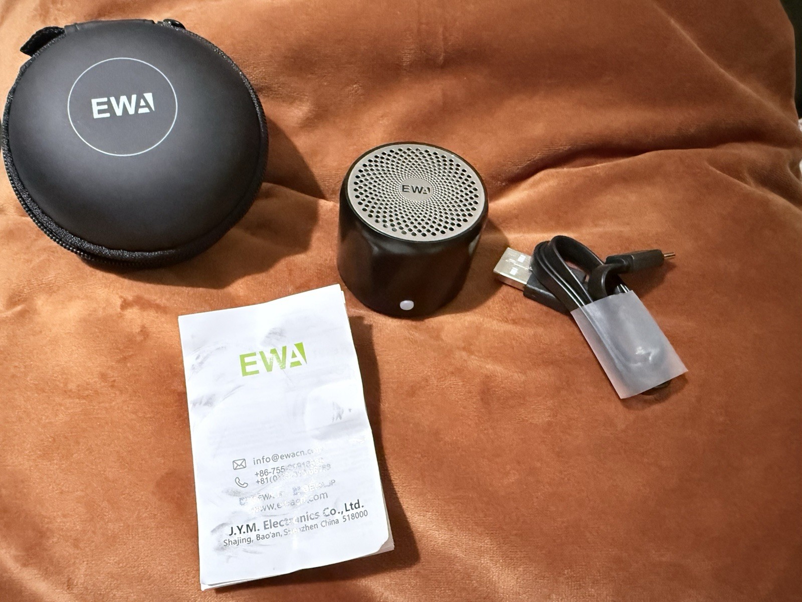 EWA A 106PRO BLUETOOTH WIRELESS SPEAKER W/TRAVEL CASE WATERPROOF NEW