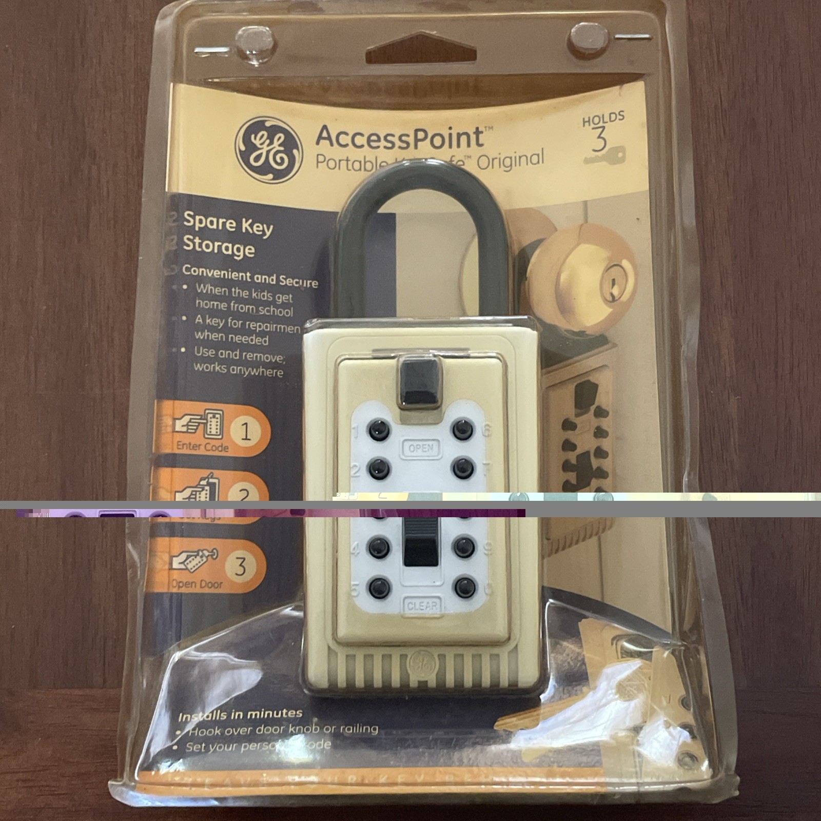 GE Access Point Lockbox Portable Keysafe Original Realtor Real Estate Key NEW