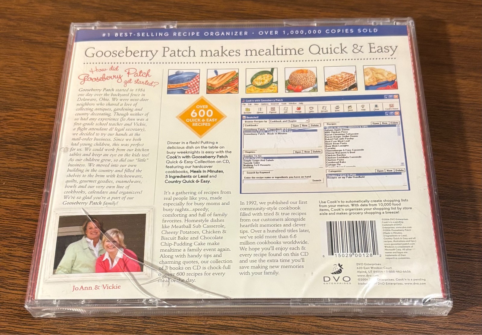 Gooseberry Patch- Recipe Organizer software (CD-ROM, Windows, 2006) new/sealed
