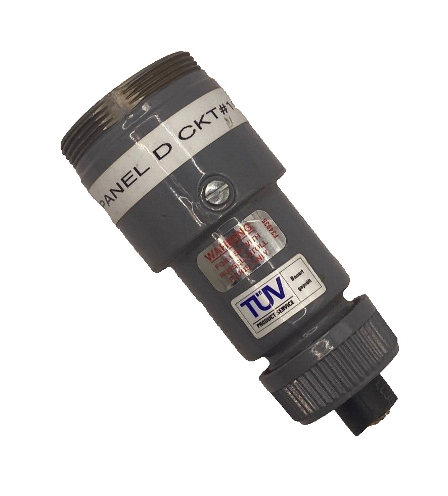 Russell Stoll Cat. 3913 pair of cable connectors 3P 10A 600VAC 20A 250VAC🔔